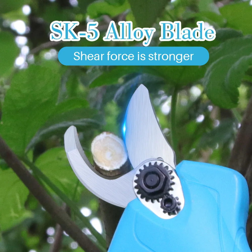 

Electric Pruning Shears 16.8V With 2 battery Optional Extension Rod Vineyard Vines Power Tools Cordless Electric Scissors