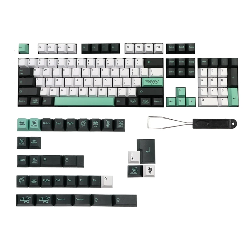 

Колпачок для клавиш Cherry Profile DYE-SUB с 137 клавишами PBT, механическая клавиатура для переключателей cherry MX, Цветовая раскладка GK61 64 84 96