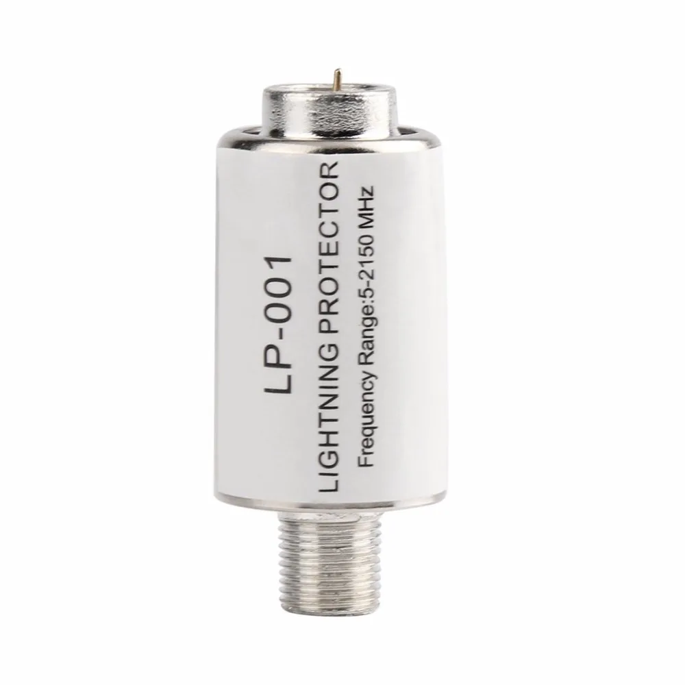 

5-2150MHz Lightning Arrester Low Insertion Loss Surge Protecting Devices For CB Ham Receiver & TV Lightning-proof Gadgets