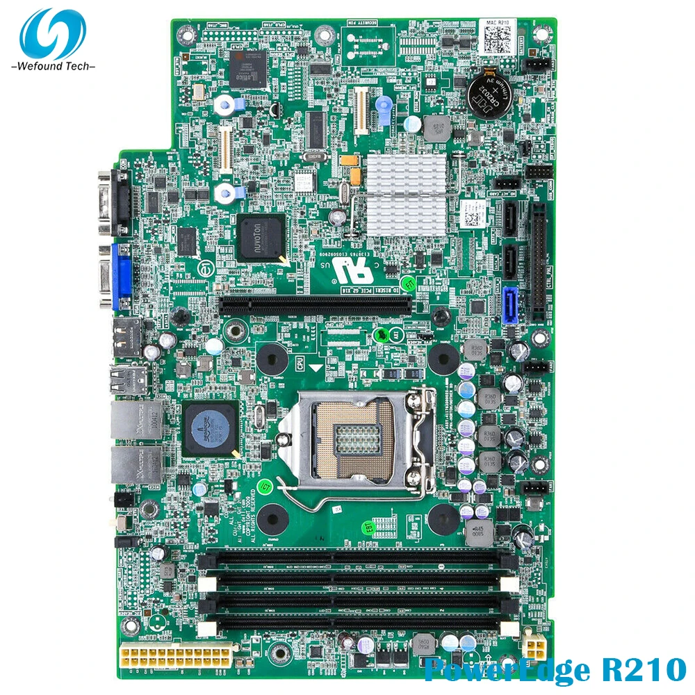 100% рабочая Серверная материнская плата для DELL PowerEdge R210 M877N 0M877N полностью