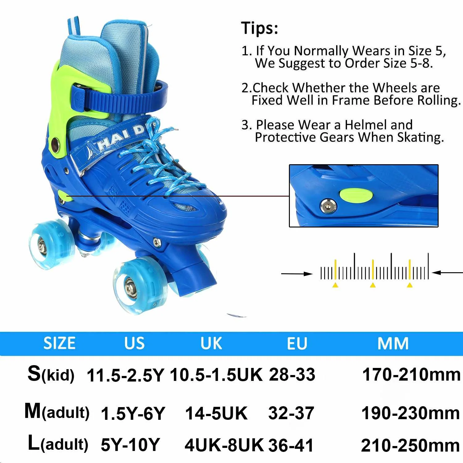 

Adjustable Inline Illuminating Quad Roller Sking Skates Outdoor Sports Skates Rollerblades Inline Skates Shoe For Children Adult