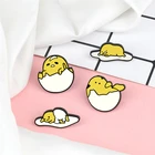 Мультфильм пасхальные яйца броши в виде яйца; Яичной скорлупы эмаль на булавке для детей милый забавный модный знак одежда мешок штырь отворотом, металлическое ювелирное изделие