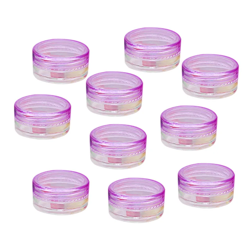 Прозрачная пластиковая банка Лидер продаж 10 шт. коробка для хранения дизайн
