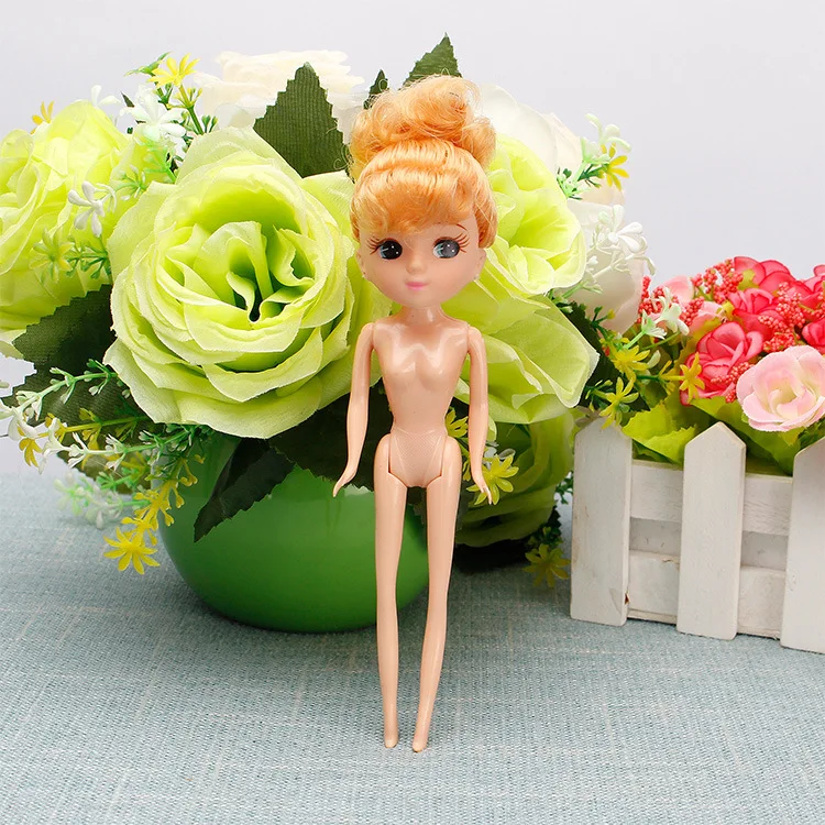 Кукла ПВХ кукла голый ребенок девочка Играть Дом одеваются игрушка подарок на