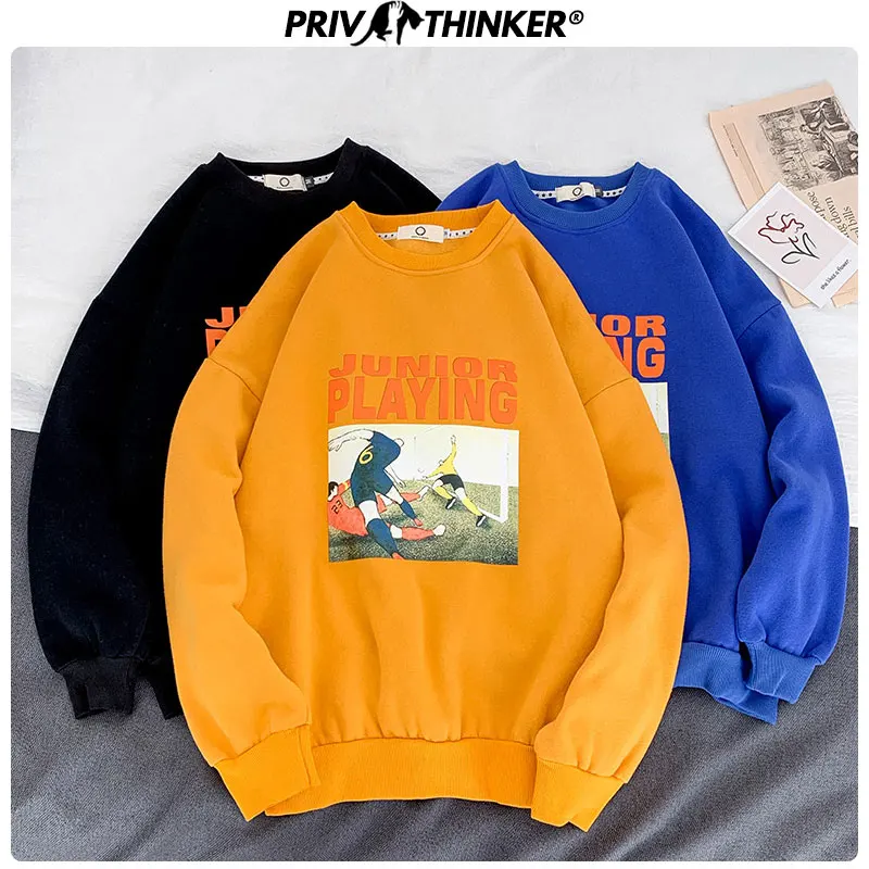 Privathinker 2020 винтажные женские толстовки с принтом в стиле хип-хоп пуловеры длинным