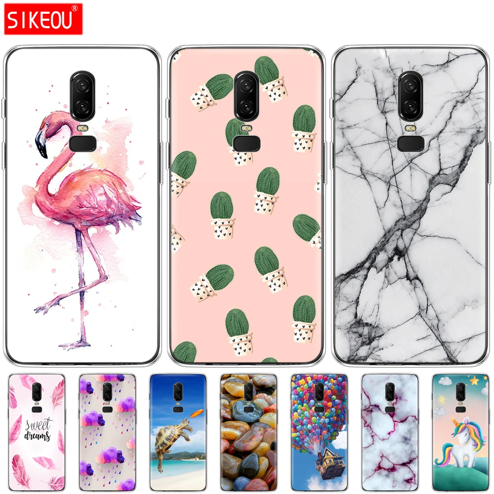 Чехол-накладка для Oneplus 6 One Plus мягкий силиконовый прозрачный чехол из ТПУ