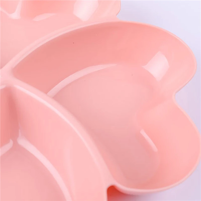 

Creative Heart Shape Candy Snacks Nuts Seeds Dry Fruits Plastic Plates Dishes Bowl Breakfast Tray Home Kitchen Supplies