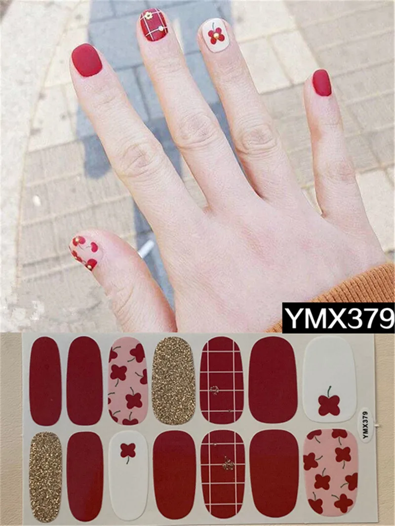 1 шт. наклейки для ногтей леопардовые самоклеющиеся сексуальные дизайнерские