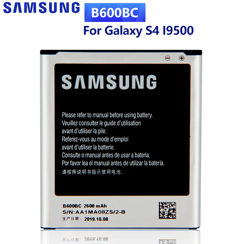 Оригинальный сменный аккумулятор SAMSUNG B600BC B600BE для Samsung GALAXY S4 I9500 I9502 I9508 I959 GT I9505 B600BU