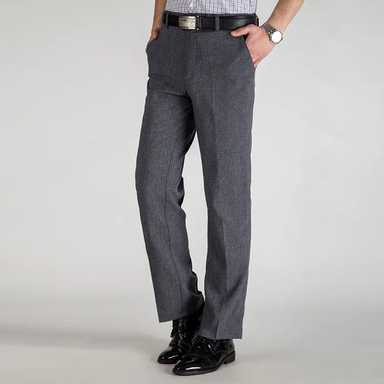 2020 летние брюки среднего возраста мужские плюс толстый тонкий срез с высокой