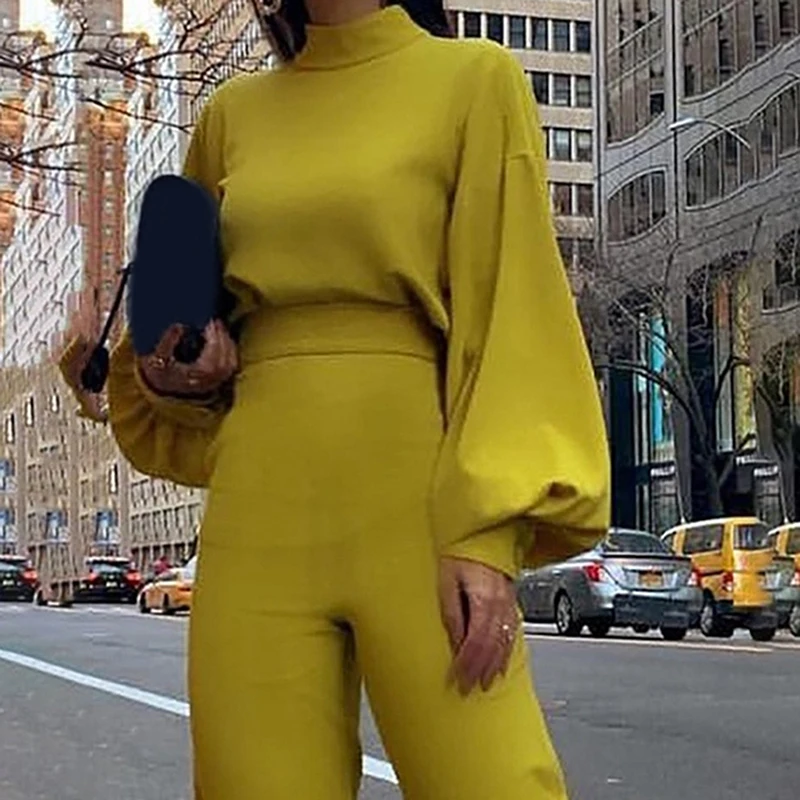 Женский элегантный Свободный комбинезон женские комбинезоны с длинным рукавом