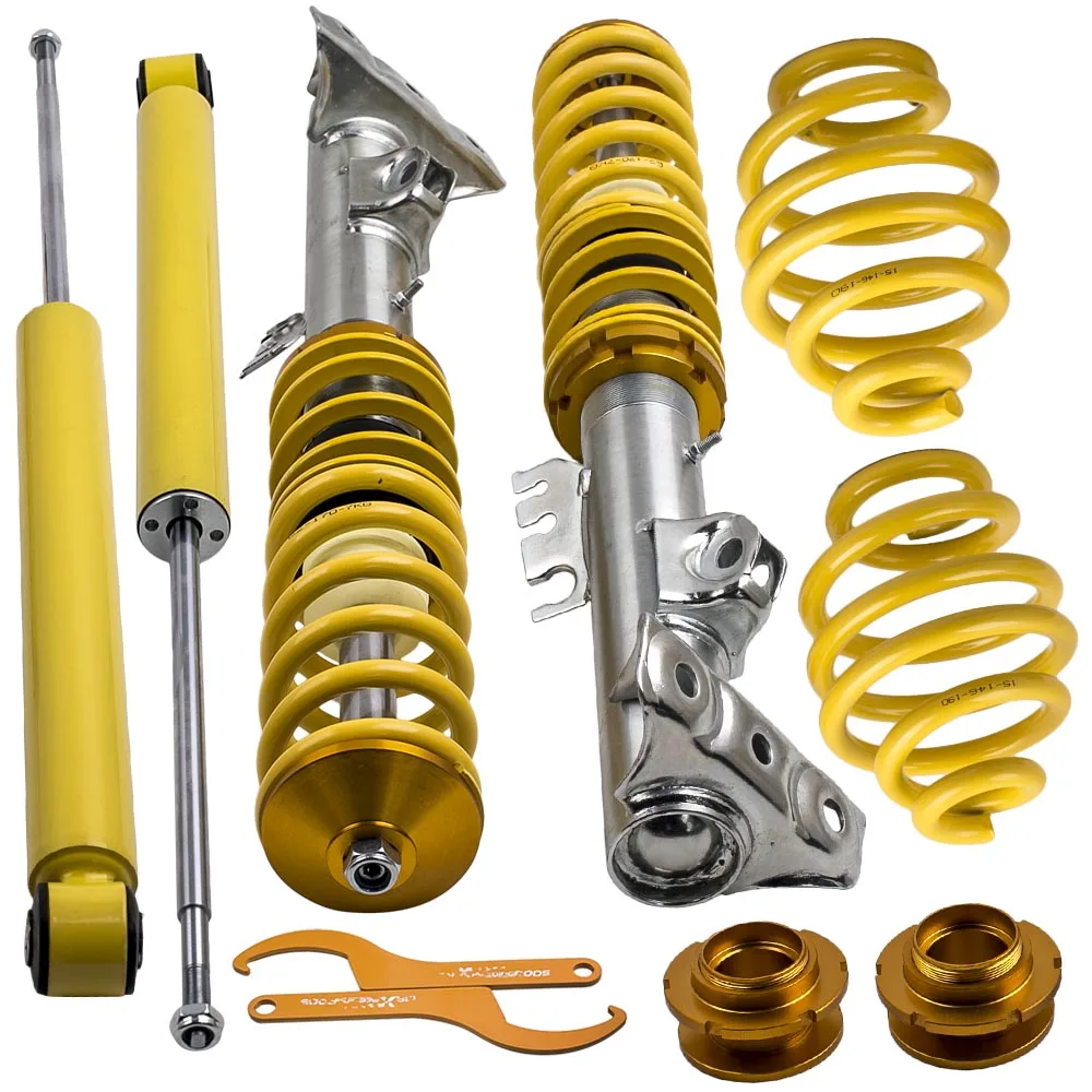 Adj. Подвеска для BMW E36 Cabrio Coupe Coilovers желтая 318i 318is 318ic 323i Saloon|Амортизаторы и опоры| |