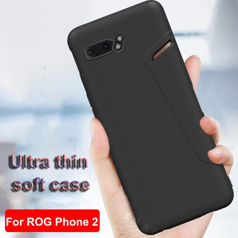 Чехол-бампер для ASUS ROG Phone 2 II, чехол ZS660KL I001DA, мягкий силиконовый чехол из ТПУ для телефона ASUS ROG Phone2