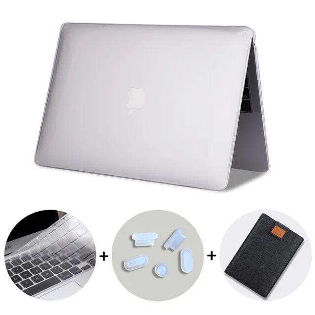 Crystal Transparent MTT матовый чехол для ноутбука Macbook Pro 13,3 16 дюймов чехол для apple mac book Air Pro retina 11 12 13 15 с сенсорной панелью - Цвет: Crystal Transparent