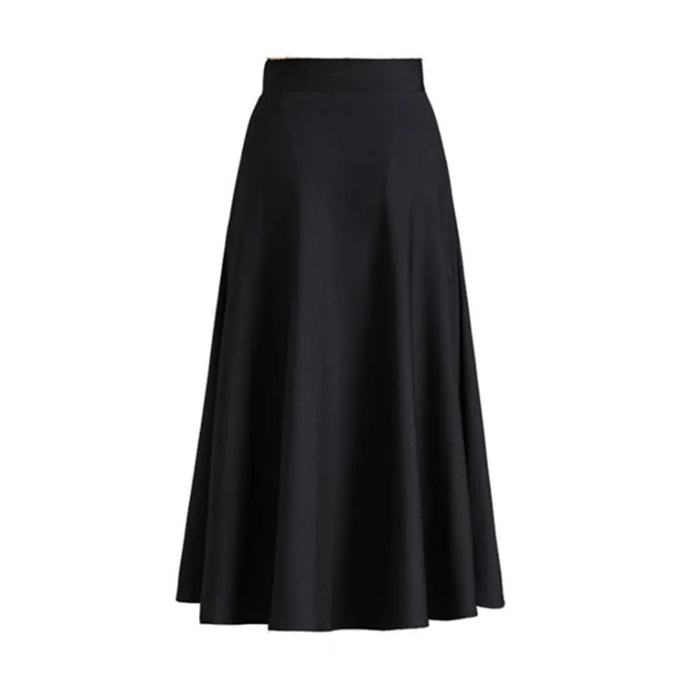 Женские офисные длинные юбки в английском стиле, лето 2022, трапециевидная юбка для офиса с высокой талией, женская одежда для офиса