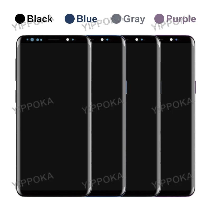 Pantalla LCD Super Amoled para Samsung Galaxy S9, digitalizador de pantalla t&aacute;ctil G960F para Samsung S9 Plus, piezas de repuesto-4