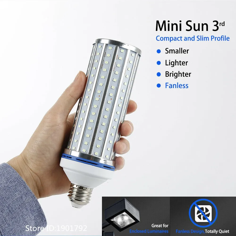 60 Вт UVC Стерилизация Дезинфекция лампа дистанционного управления E26 E27 195LED 254nm