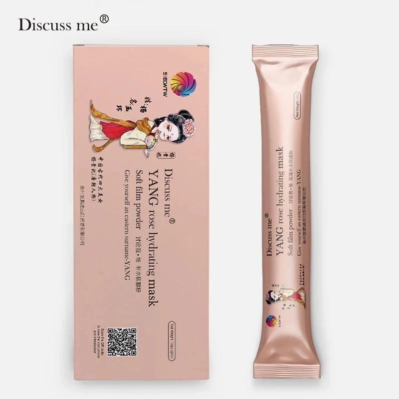 

Dropship Discuss Me 6Pcs/Box Four Beauties In China SPA Collagen Rose Soft Mask Powder Anti Aging&Wrinkle Moisturizing Mask