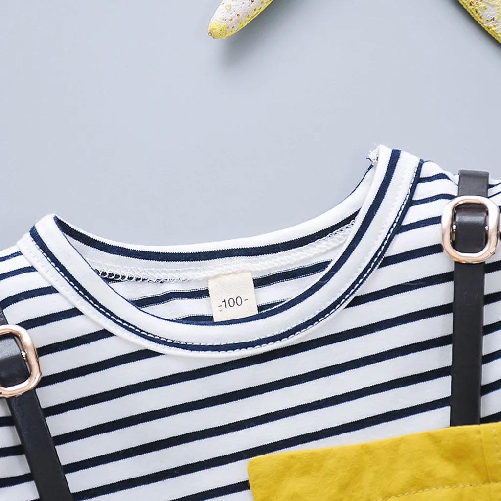 Новинка 2020 весенне-летнее платье для девочек милое лоскутное в полоску на