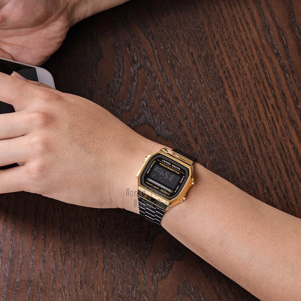 Цена Casio часы золотые часы мужчины лучший бренд класса люкс LED цифровые водонепроницаемые кварцевые мужские часы спортивные военные наручные ча...