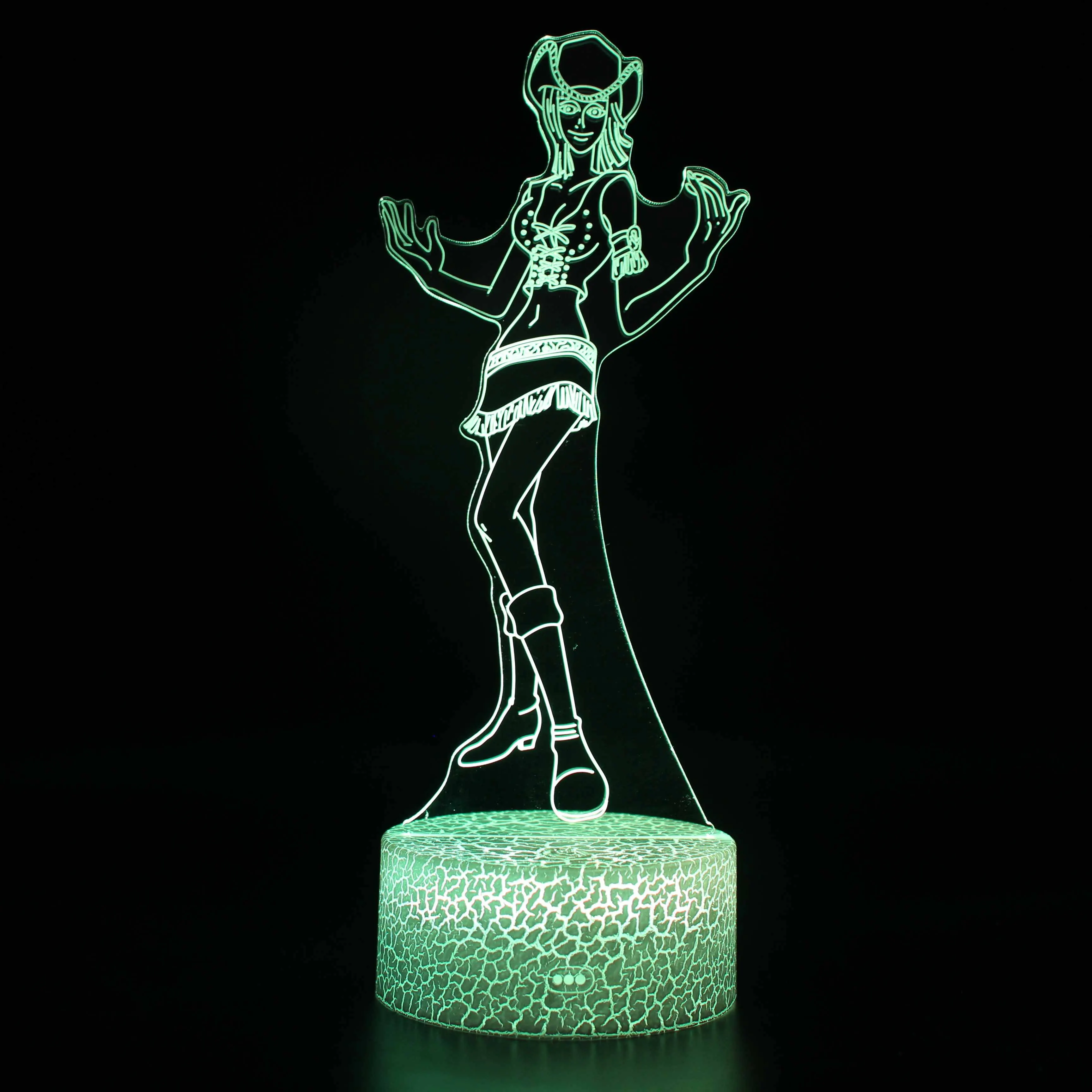 

Hongcui Night LED Lights Novelty 3D lamp Cute Toy Gift 7 ColorCartoon Atmosphere Lamp For Children Kids Room