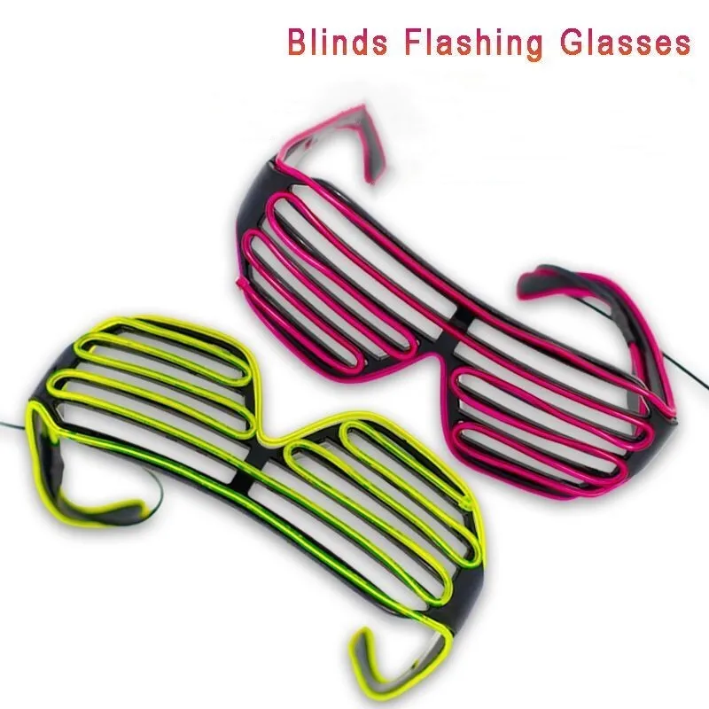 Новые однотонные неоновый светодиодный светильник-излучающие жалюзи El провода