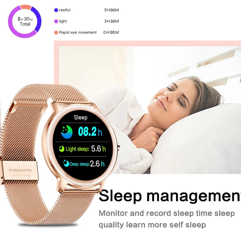 

LIGE 2021 Neue Smart Uhr Frauen mnner Aktivitt tracker Herzfrequenz Blutdruck Monitor Wasserdichte Damen Smartwatch Fr+Box