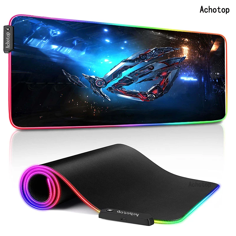

900x400mm RGB Large Mouse Pad ASUS Led Gaming Mouse Pad Gamer Computer Mousepad Backlight Carpet XXL Keyboard Desk Mats PC Gamer