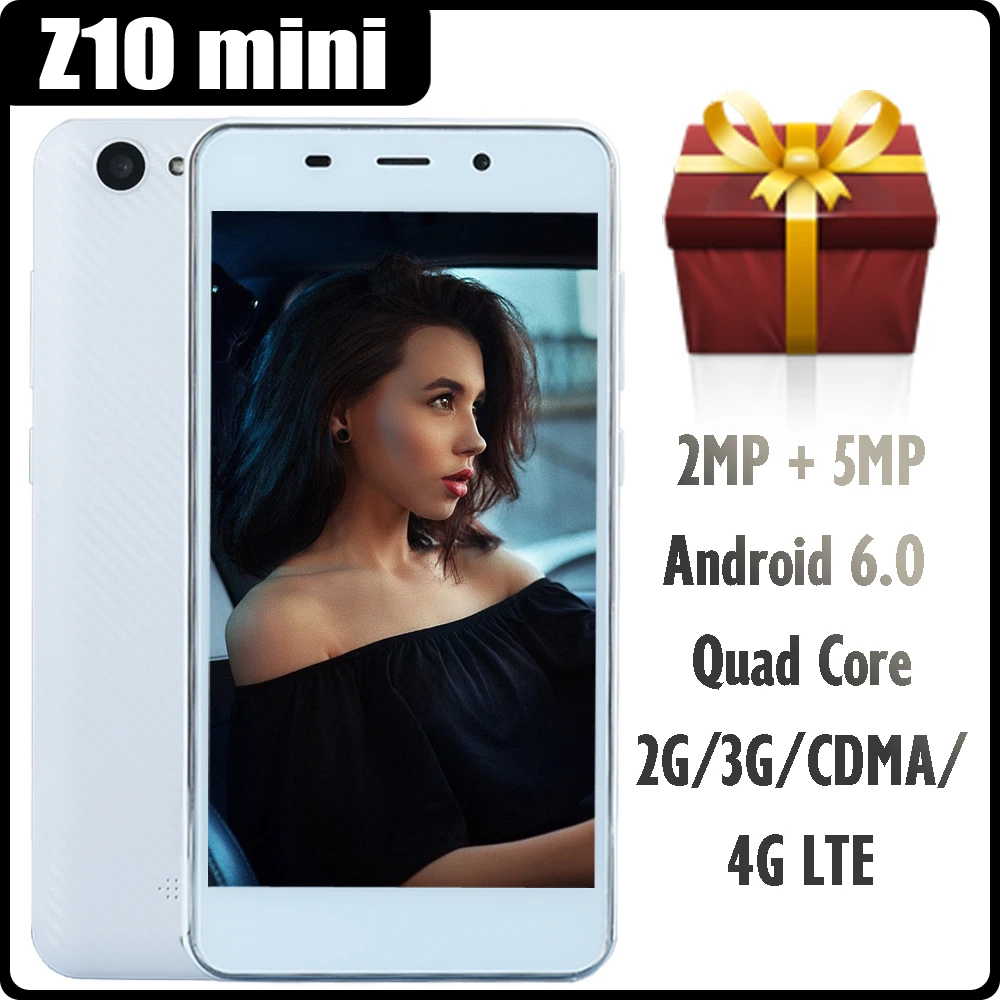 Z10 мини 4G LTE/3G WCDMA/CDMA Android четырехъядерный смартфон 5 0 дюймов мобильный телефон 13MP