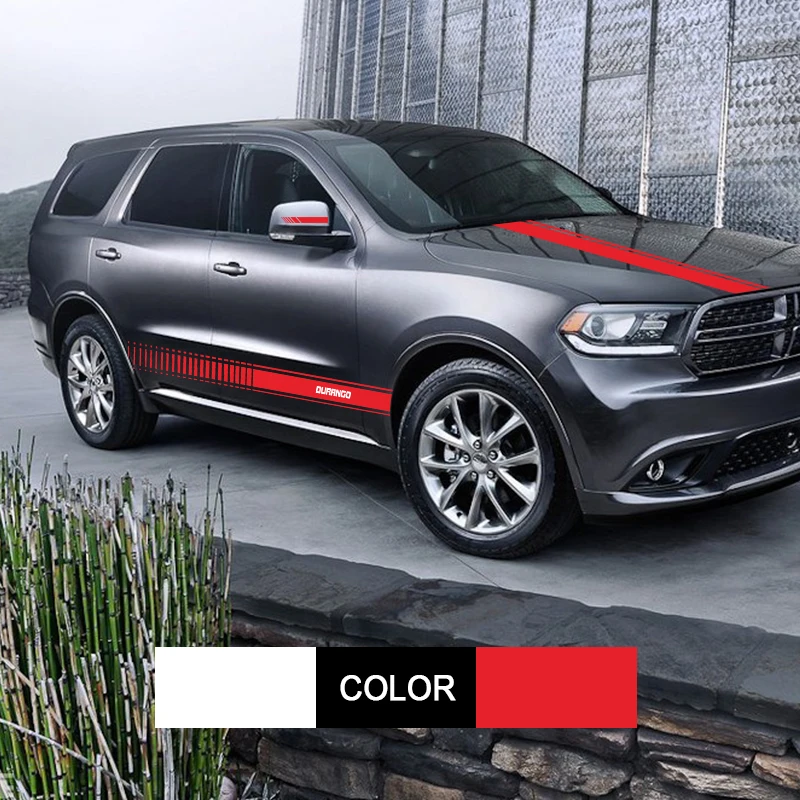 

Car Stickers And Decals For Dodge Durango Rear Windshield Both Side Stripes Decoration Styling Film Car Accessories 5Pcs/Set