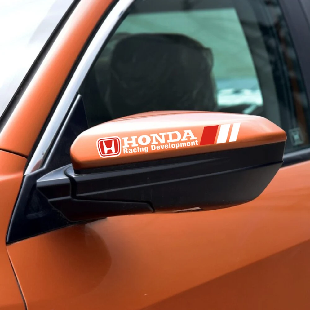 

Taiyao Honda Civic Odyssey Jiede Aishen Feidu lingpaisi platinum Rui modified rear view mirror sticker a pair of white stickers