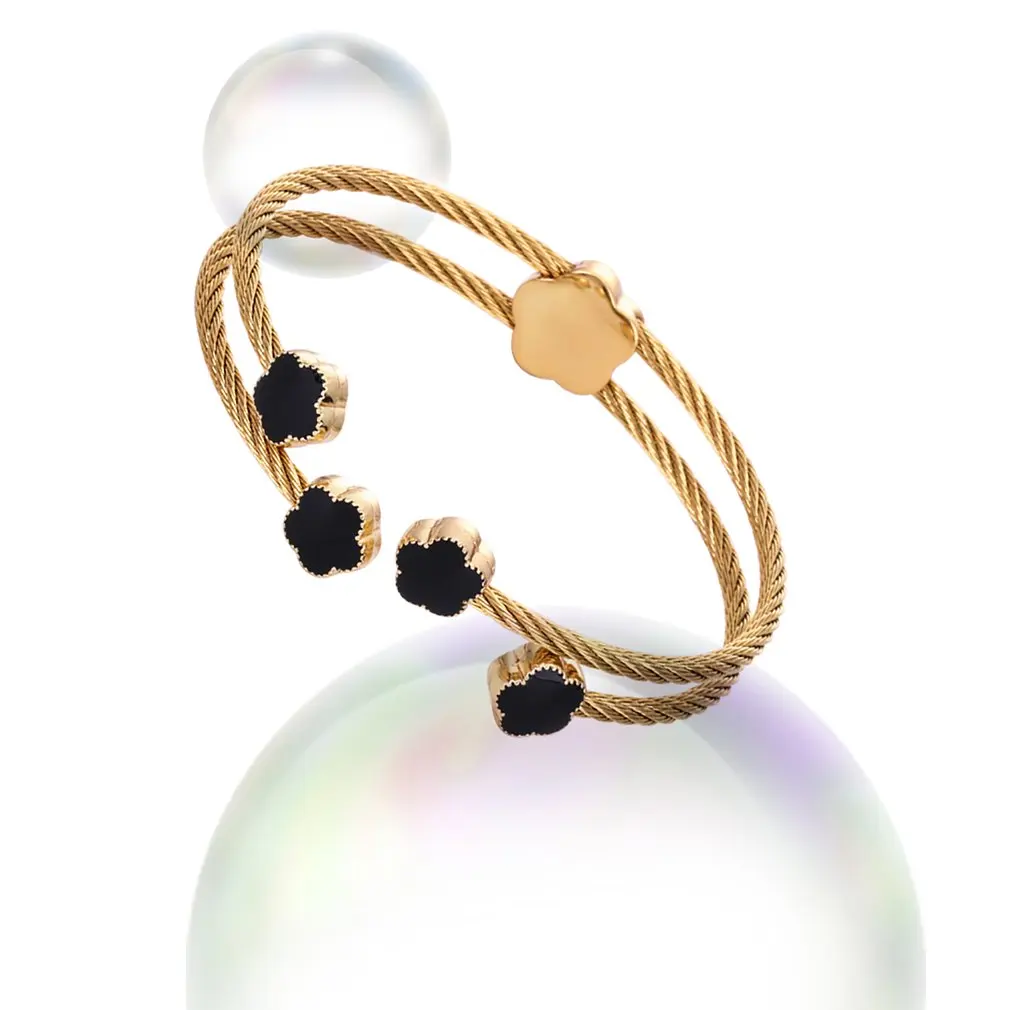 Женский браслет из нержавеющей стали A43 темпераментные ювелирные изделия