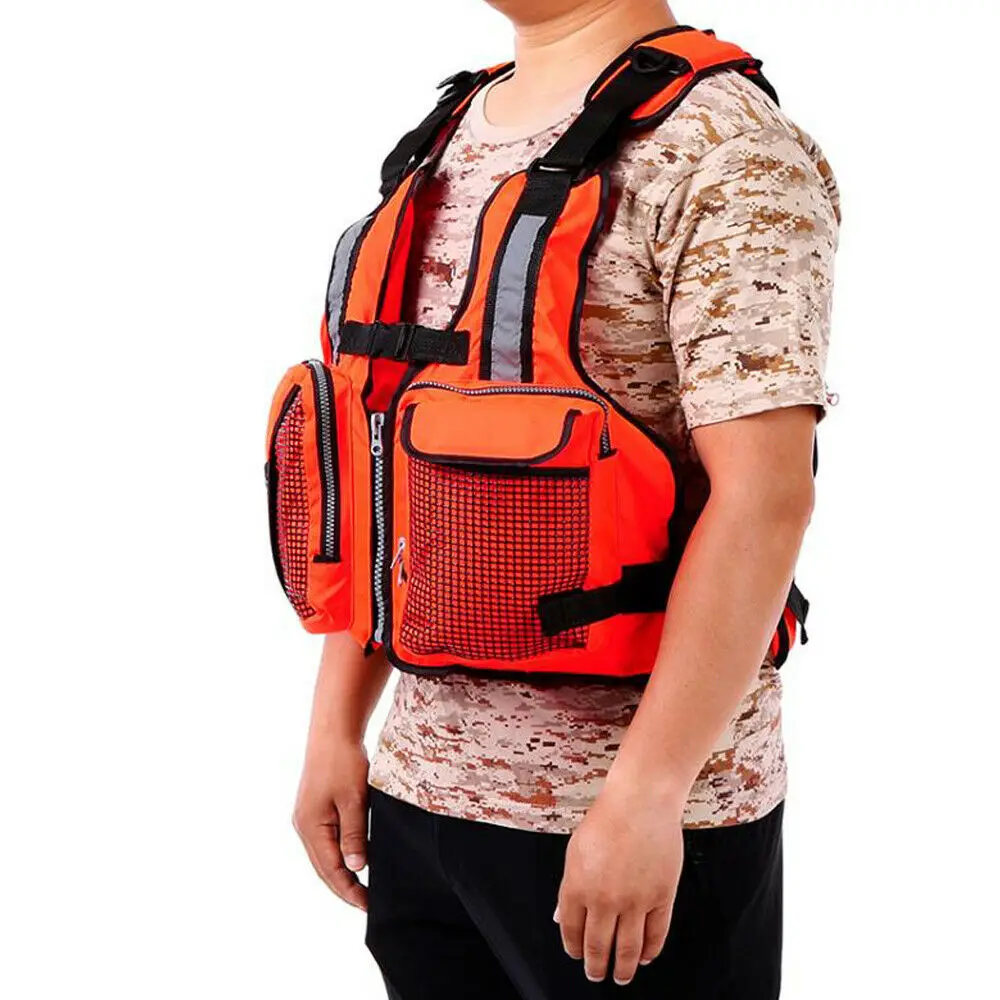 Спасательный жилет для взрослых спасательный со множеством карманов безопасный