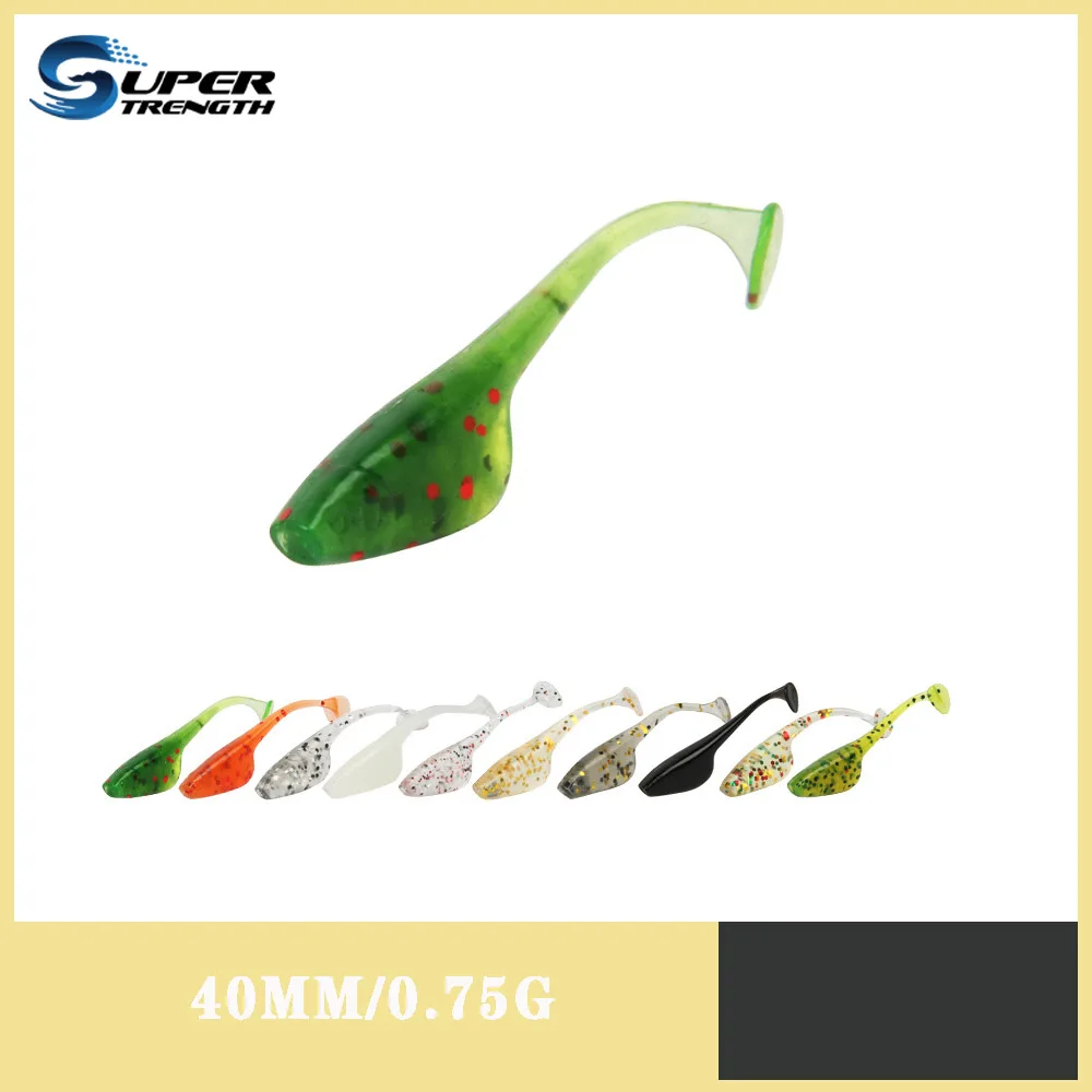 Супер прочные 4 см 0 75 г Т образные приманки для рыбной ловли 20 Мягкая приманка с