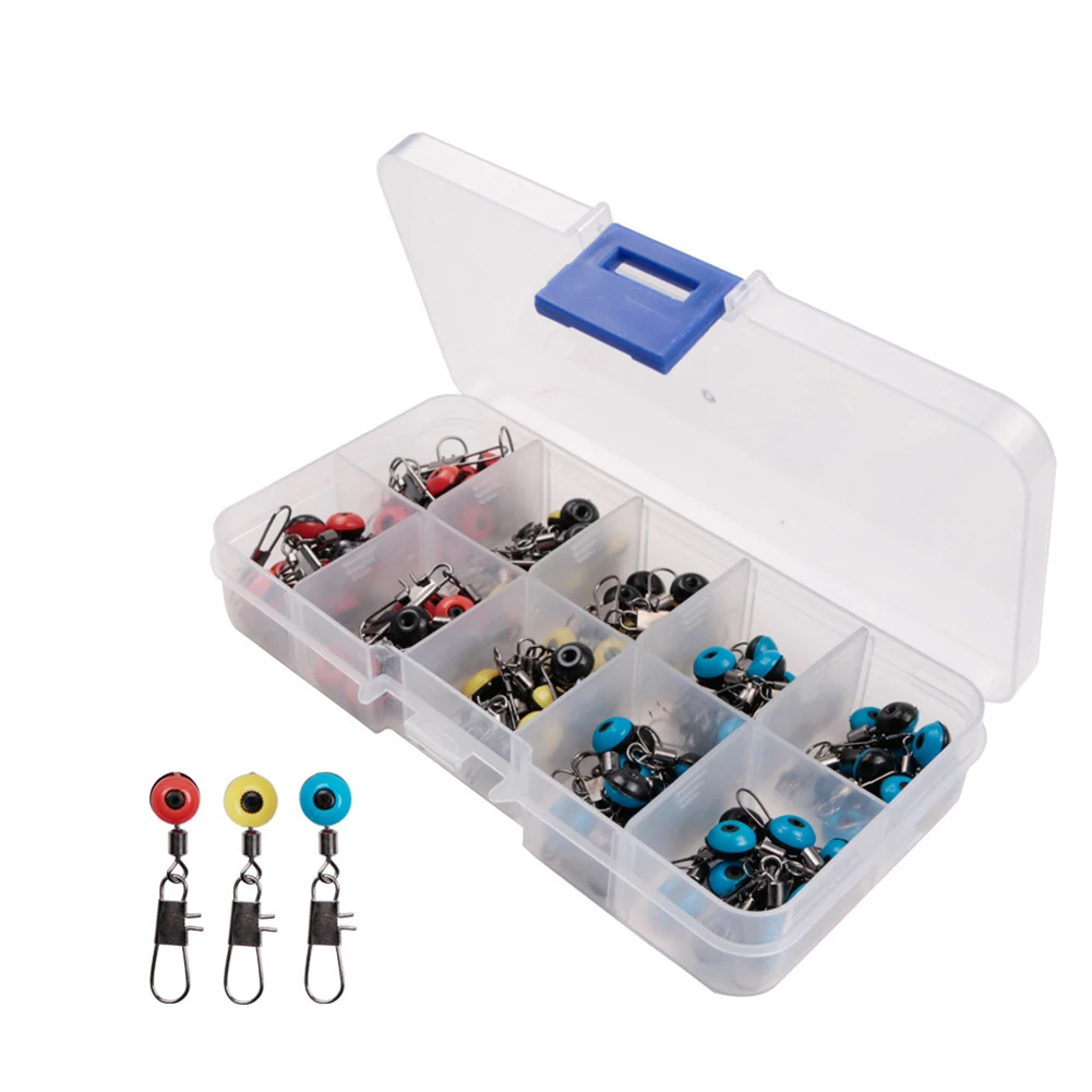 

100 шт., рыболовные Вертлюги с подшипником