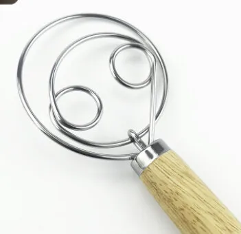 Нержавеющая сталь венчик мука спираль мешалка для яиц инструмент выпечки хлеба