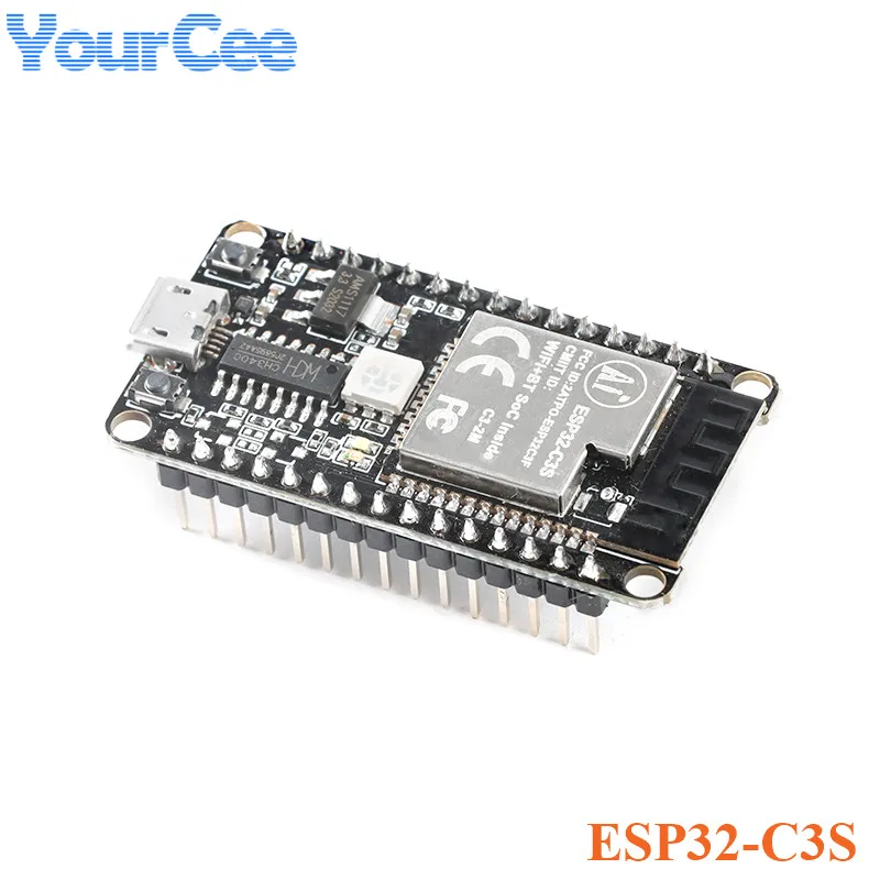 ESP32-C3S 2 4 GHz WiFi BLE5.0 макетная плата ESP32 Dual-mode BLE 5 0 модуль беспроводной связи |
