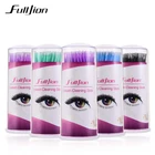 100 шт. одноразовые ватные палочки для ресниц микрокисти для наращивания ресниц чистящие палочки кисти для глаз Тушь для ресниц удаление макияжа