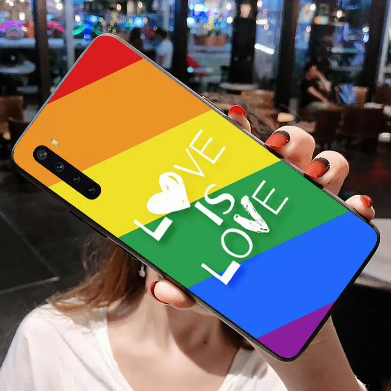 Радужный гей лесбиянок ЛГБТ гордость Сделай Сам чехол для телефона Xiaomi Mi 10 Pro lite Mi9