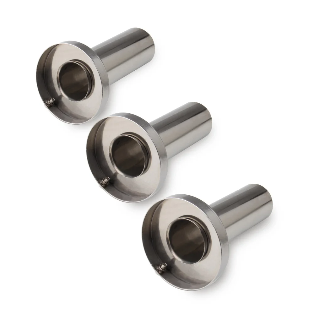 Универсальный Регулируемый автомобильный хромированный глушитель выхлопной