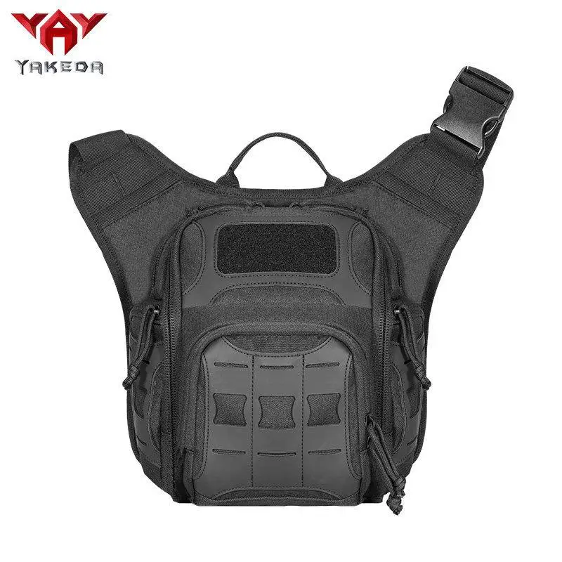 Yakeda Outdoor Tactical Bag Polyester Waterproof and Wear-resistant Men Military Accessories Bag for Hiking Cycling Travelling