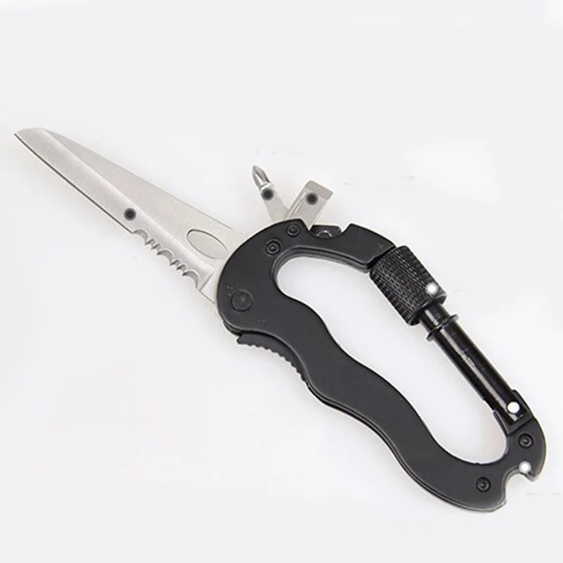 Карабины застежка нож подъем из нержавеющей стали Quickdraw прямой крест отвертка