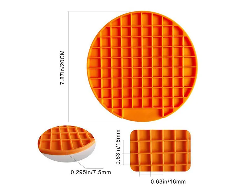 

Mat for Dogs Cats Slow Food Bowls New Pet Dog Feeding Food Bowl Silicone Dog Feeding Lick Pad Dog Slow Feeders Treat Dispensing
