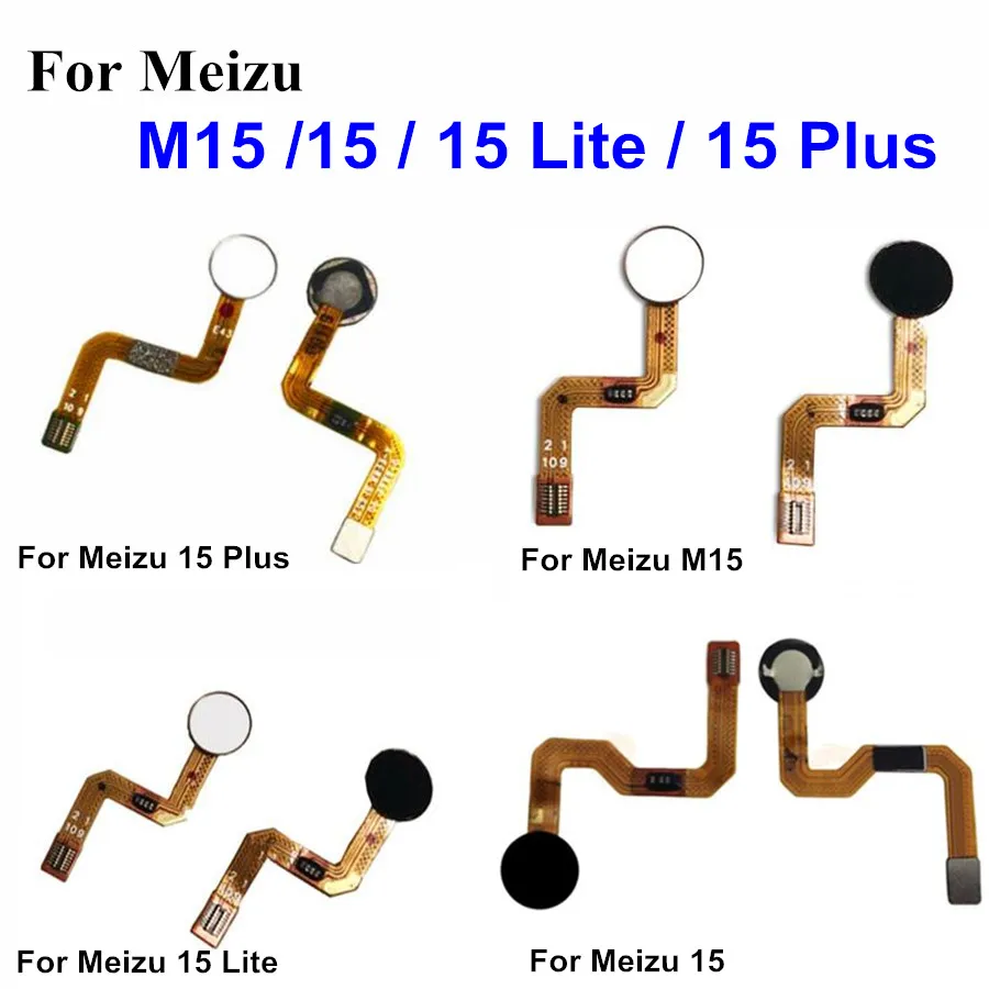 

Гибкий кабель для Meizu 15 Lite, отпечатков пальцев, «Домой» Кнопка меню возврата, для Meizu 15, M15, 15 Plus, 15 PLUS