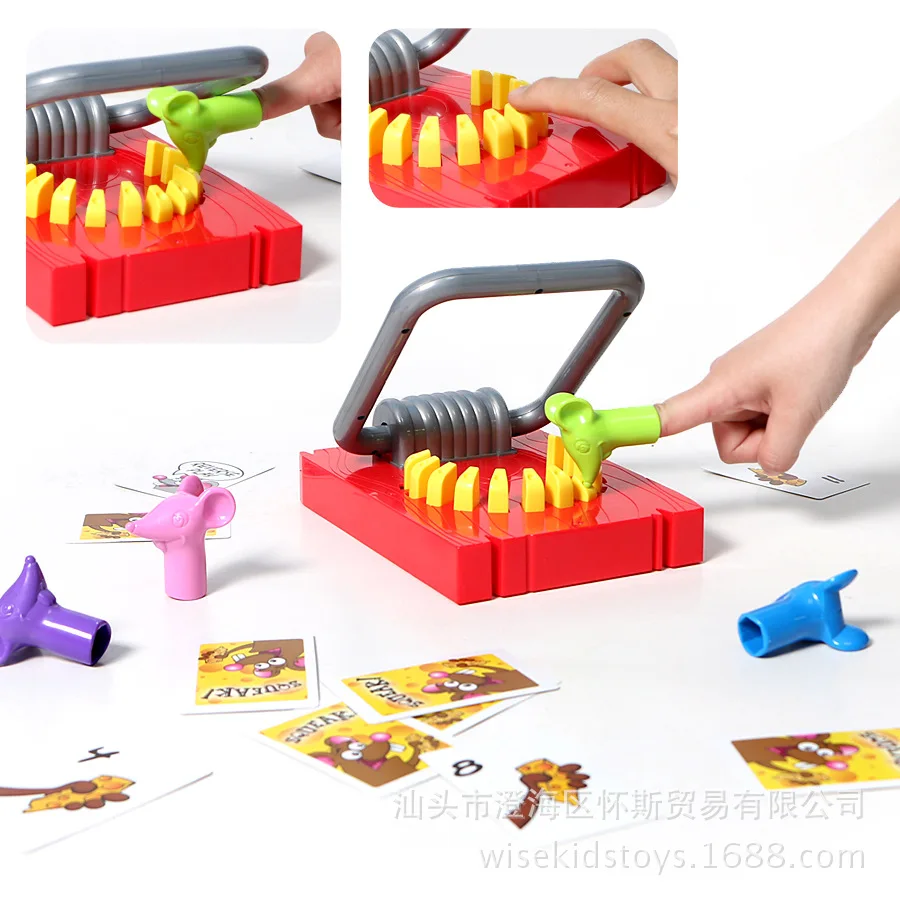 

Mouse Stealing Food Biting Hands Mouse-Trap Game Table Party Game Fancy Toy