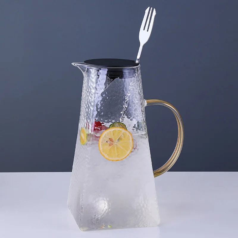 1 5л стеклянный чайник холодный кувшин бутылка для воды Снежная точка молоток