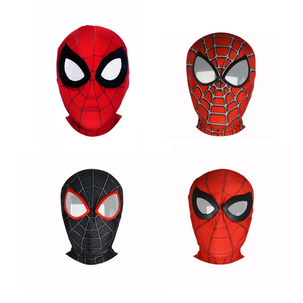 

Children Adult Super Iro Spider Hero Cosplay Anime Accessories Halloween Costumes Masks Eyewear