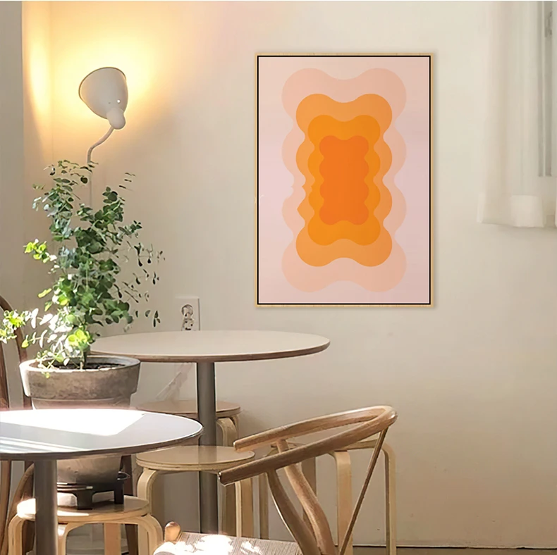 

Скандинавский простая картина с градиентом в простом стиле, Рождественское украшение, настенное украшение, Картина на холсте psoter, нерамка, ...