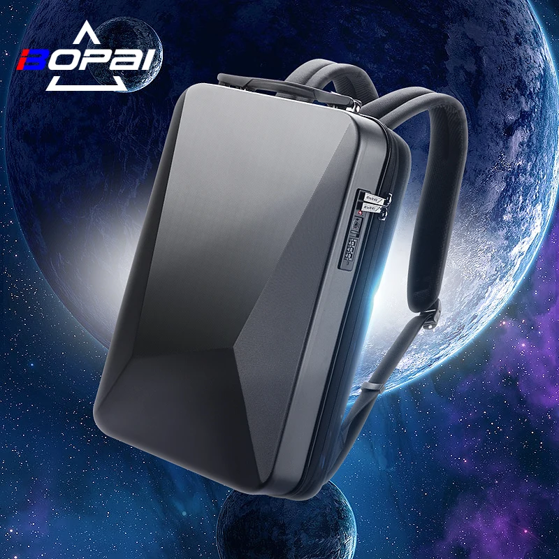 BOPAI E-Sports Laptop Backpack Anti-Theft Waterproof  College Backpack USB Charging Men Business Travel 17.3 Backpack Gaming Bag