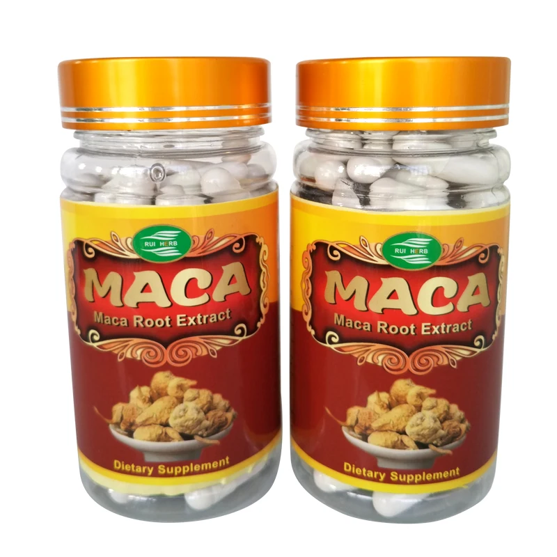 

1Bottle Maca Root Extract Capsules 500mg x 90Counts for Energy, Mood, Performance